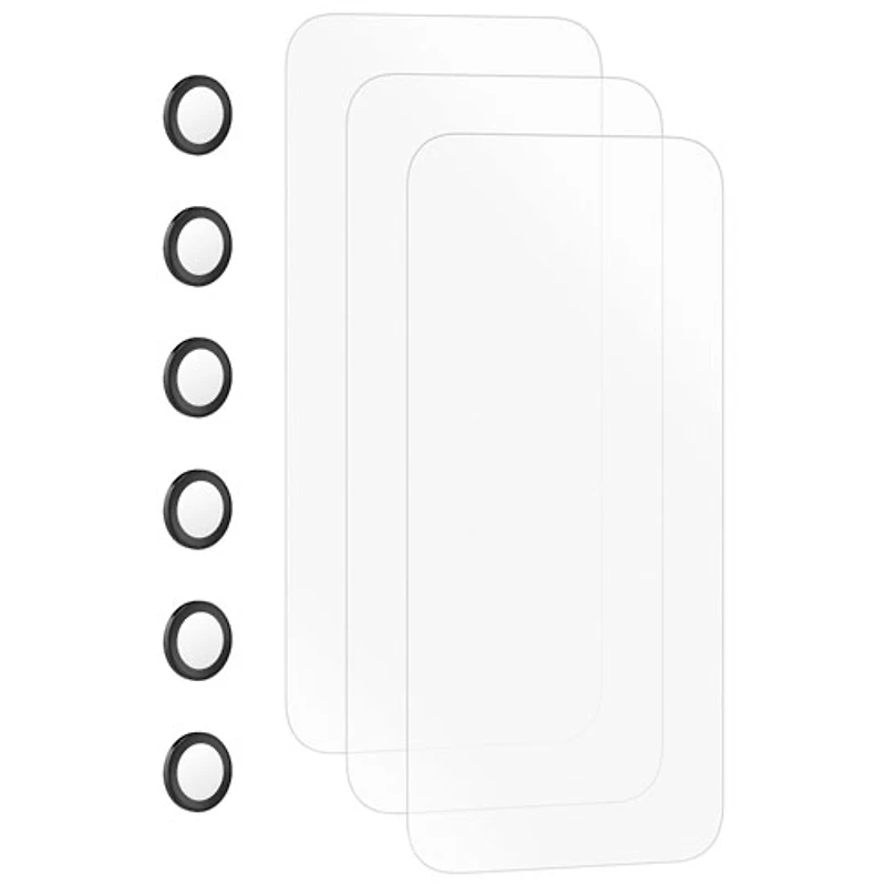 Insignia Glass Screen Protector with Camera Lens Protectors for iPhone 17 Pro Max - 3 Pack - Only at Best Buy