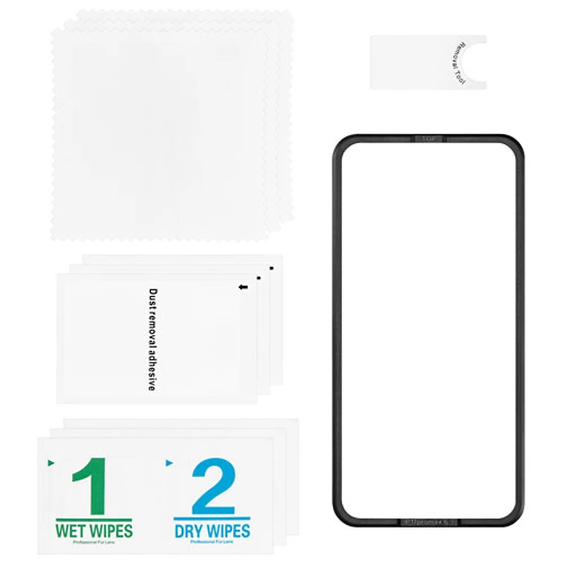 Insignia Glass Screen Protector with Camera Lens Protectors for iPhone 17 Pro Max - 3 Pack - Only at Best Buy