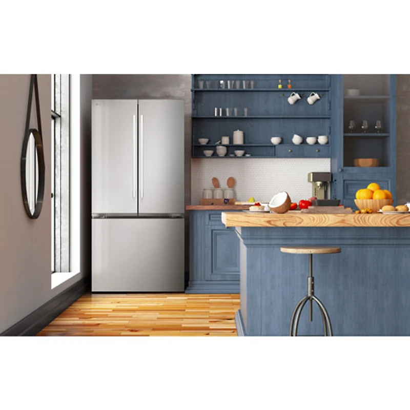 Réfrigérateur à deux portes de 25 pi³ de 33 po de LG (LF25H6200S) - Acier inoxydable