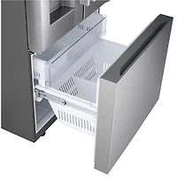 Réfrigérateur à deux portes 24,5 pi³ 33 po avec distributeur d'eau et de glaçons de LG (LF25H6330S) - Inox