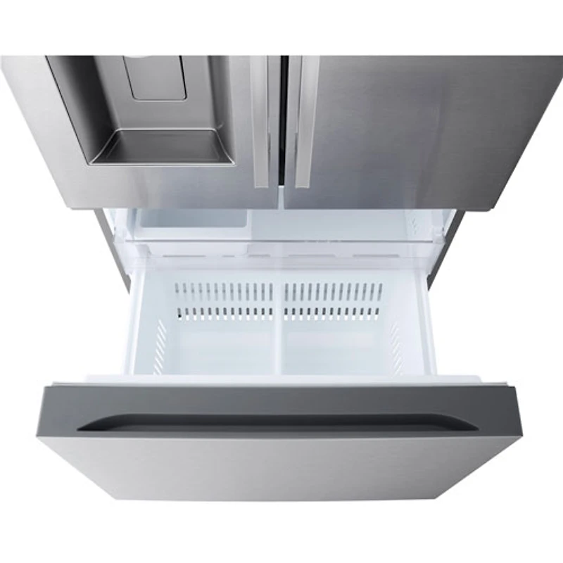 Réfrigérateur à deux portes 24,5 pi³ 33 po avec distributeur d'eau et de glaçons de LG (LF25H6330S) - Inox