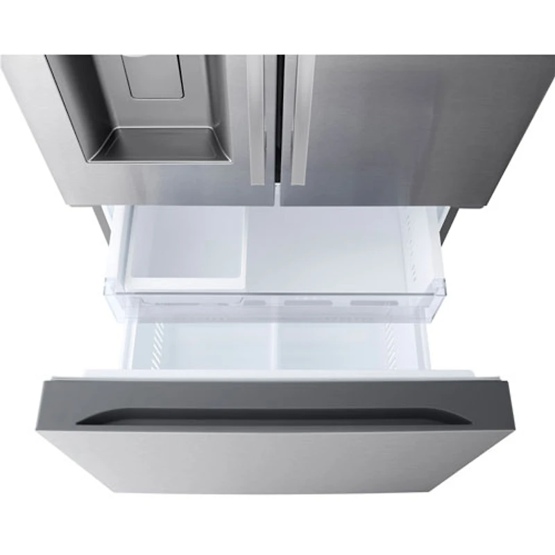 Réfrigérateur à deux portes 24,5 pi³ 33 po avec distributeur d'eau et de glaçons de LG (LF25H6330S) - Inox