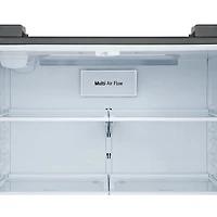 Réfrigérateur à deux portes 24,5 pi³ 33 po avec distributeur d'eau et de glaçons de LG (LF25H6330S) - Inox