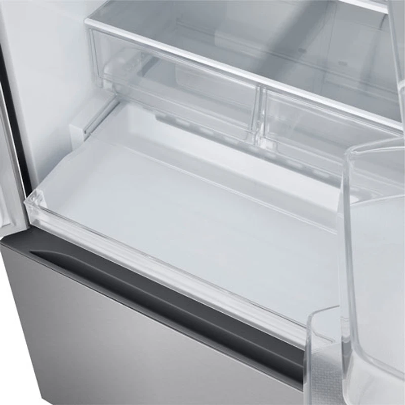 Réfrigérateur à deux portes 24,5 pi³ 33 po avec distributeur d'eau et de glaçons de LG (LF25H6330S) - Inox