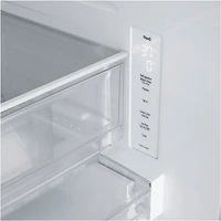 Réfrigérateur à deux portes 24,5 pi³ 33 po avec distributeur d'eau et de glaçons de LG (LF25H6330S) - Inox