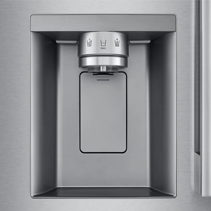 Réfrigérateur à deux portes 24,5 pi³ 33 po avec distributeur d'eau et de glaçons de LG (LF25H6330S) - Inox