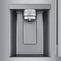Réfrigérateur à deux portes 24,5 pi³ 33 po avec distributeur d'eau et de glaçons de LG (LF25H6330S) - Inox