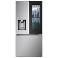 Réfrigérateur à deux portes 24,5 pi³ 33 po avec distributeur d'eau et de glaçons de LG (LF25S6560S) - Inox