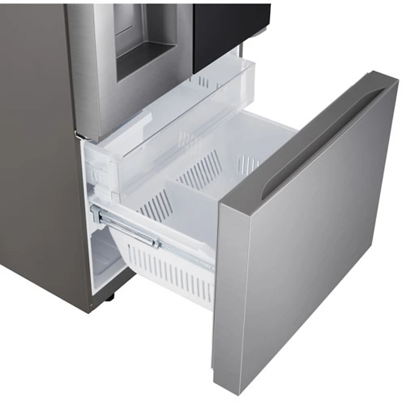 Réfrigérateur à deux portes 24,5 pi³ 33 po avec distributeur d'eau et de glaçons de LG (LF25S6560S) - Inox