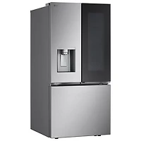 Réfrigérateur à deux portes 24,5 pi³ 33 po avec distributeur d'eau et de glaçons de LG (LF25S6560S) - Inox