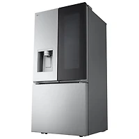 Réfrigérateur à deux portes 24,5 pi³ 33 po avec distributeur d'eau et de glaçons de LG (LF25S6560S) - Inox