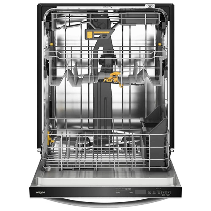 Lave-vaisselle encastrable 24 po 39 dB avec cuve en inox et troisième panier de Whirlpool (WDTS8024SZ) - Inox