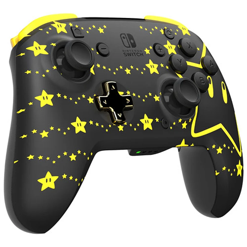 Manette de jeu sans fil REMATCH Glow de PDP pour Switch - Super étoile