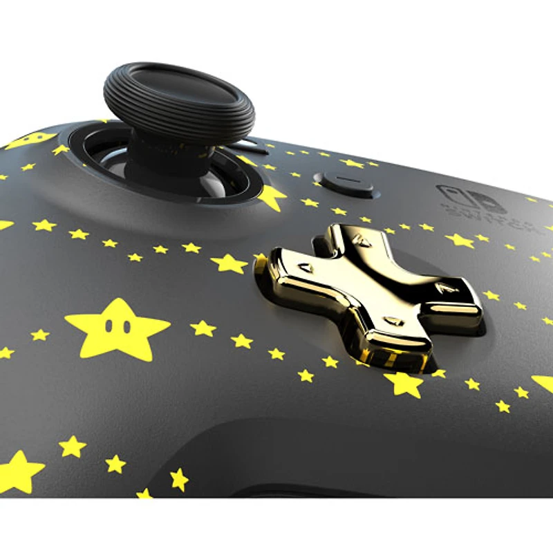 Manette de jeu sans fil REMATCH Glow de PDP pour Switch - Super étoile