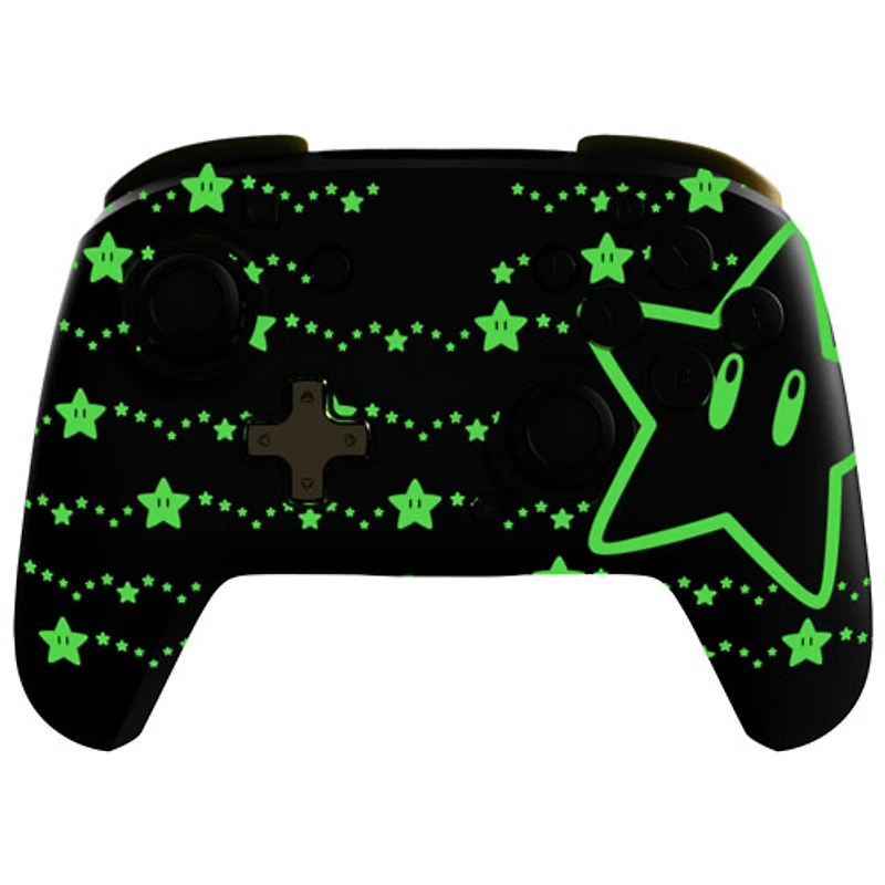 Manette de jeu sans fil REMATCH Glow de PDP pour Switch - Super étoile