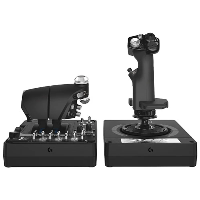Système X56 HOTAS RVB pour jeux de simulation de vol/spatiale de Logitech G