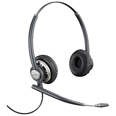 Casque d'écoute supra-auriculaire à suppression du bruit Poly EncorePro 700 de HP - Noir