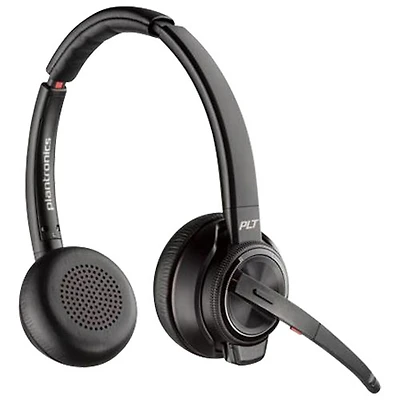 HP Poly Savi 8200 UC Over-Ear Headset - Black