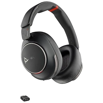 HP Poly Voyager Surround 85 UC Over-Ear Noise Cancelling Bluetooth Headset - Black