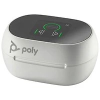 HP Poly In-Ear Noise Cancelling True Wireless Earbuds - White Sand