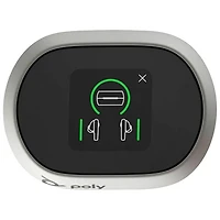 HP Poly In-Ear Noise Cancelling True Wireless Earbuds - White Sand