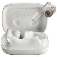 HP Poly Voyager Free 60 UC In-Ear Noise Cancelling True Wireless Earbuds - White Sand