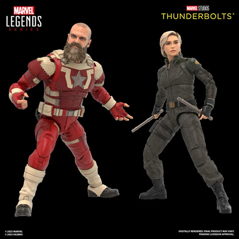 Hasbro Marvel Legends Thunderbolts - Yelena Belova & Red Guardian Action Figures