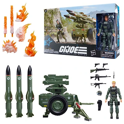 Figurine d'action Hasbro G.I. Joe Classified Series - Clayton Hawk Abernathy avec M.M.S.