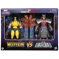 Marvel Legends Series de Hasbro - Figurines d'action Gamerverse Wolverine contre Samouraï d'argent de Marvel