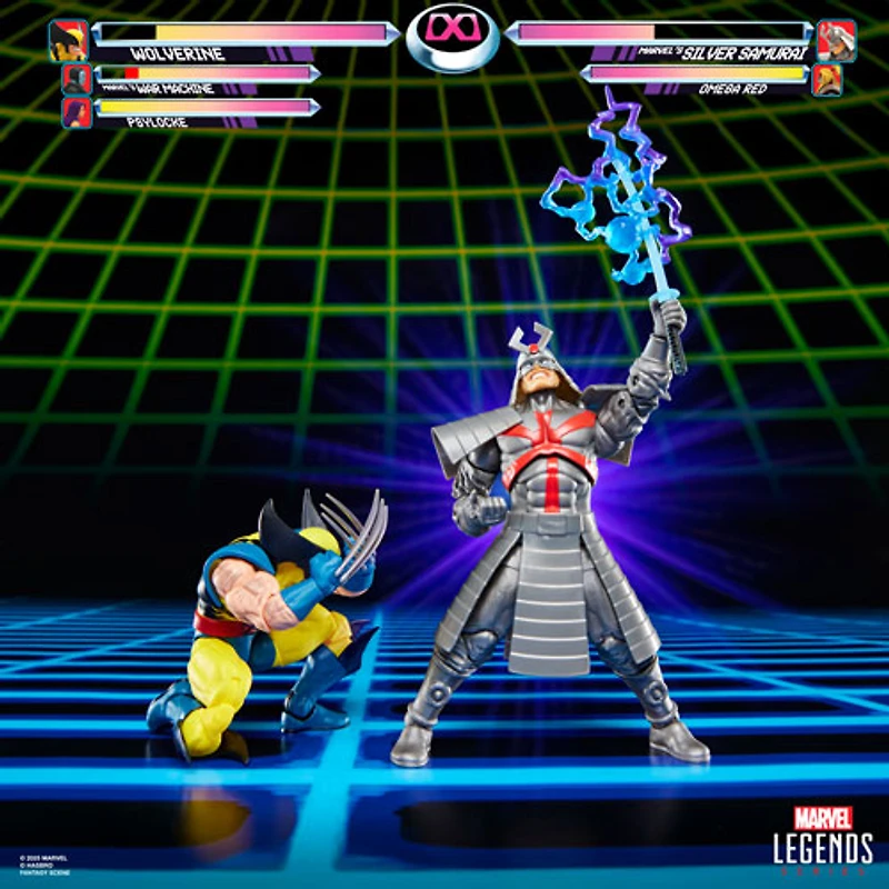 Marvel Legends Series de Hasbro - Figurines d'action Gamerverse Wolverine contre Samouraï d'argent de Marvel