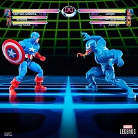 Hasbro Marvel Legends Series - Figurine d'action Gamerverse Capitaine America contre Venom