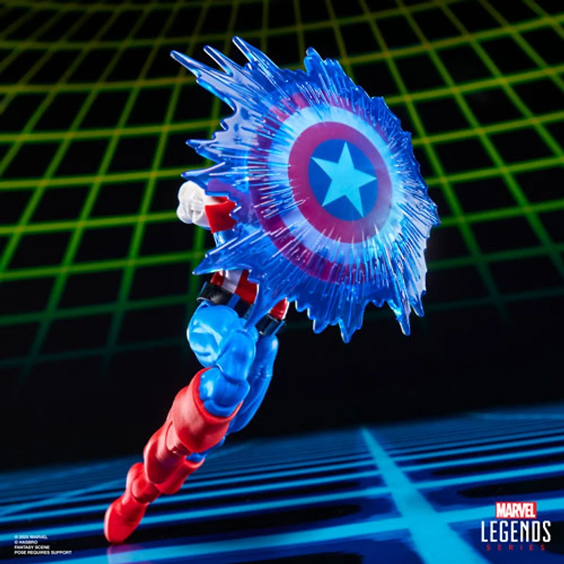 Hasbro Marvel Legends Series - Figurine d'action Gamerverse Capitaine America contre Venom