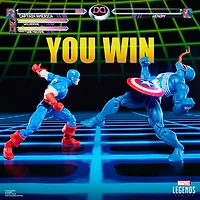 Hasbro Marvel Legends Series - Figurine d'action Gamerverse Capitaine America contre Venom