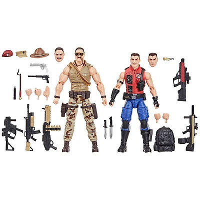 Figurines d'action Hasbro G.I. Joe Classified Series - Sgt Slaughter et Felix Mercer Stratton