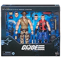 Figurines d'action Hasbro G.I. Joe Classified Series - Sgt Slaughter et Felix Mercer Stratton