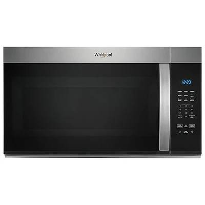 Open Box - Whirlpool Over-The-Range Microwave - 1.7 Cu. Ft. - Stainless Steel - Scratch & Dent