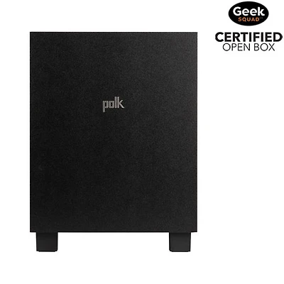 Boîte ouverte - Haut-parleur d'extrêmes graves de cinéma maison Monitor MXT10 de Polk - Noir