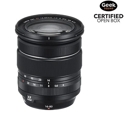 Open Box - Fujifilm Fujinon XF 16-80mm f/4 R OIS WR Lens - Black