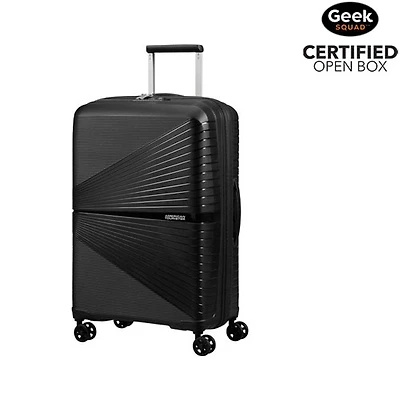Boîte ouverte - Valise de cabine rigide de 24 po Airconic d'American Tourister - Noir onyx