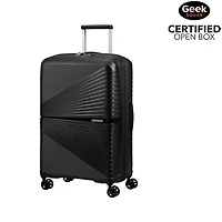 Boîte ouverte - Valise de cabine rigide de 24 po Airconic d'American Tourister - Noir onyx