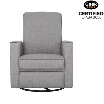 Open Box - Kidiway EZ Fabric Glider Electric Reclining Chair - Granite