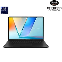 Boîte ouverte - Portable de 16 po Vivobook S16 d'ASUS avec processeur Core Ultra 7 255H d'Intel/mémoire vive de 32 Go/disque SSD de 1 To - Noir neutre
