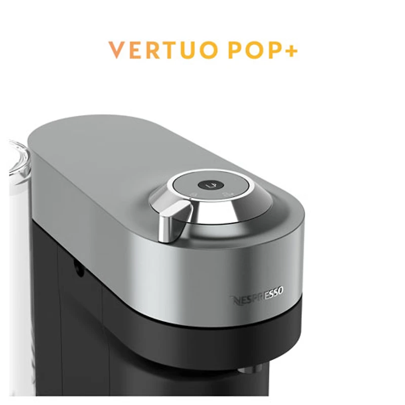 Nespresso Vertuo Pop+ Deluxe Coffee & Espresso Machine by De'Longhi - Titan