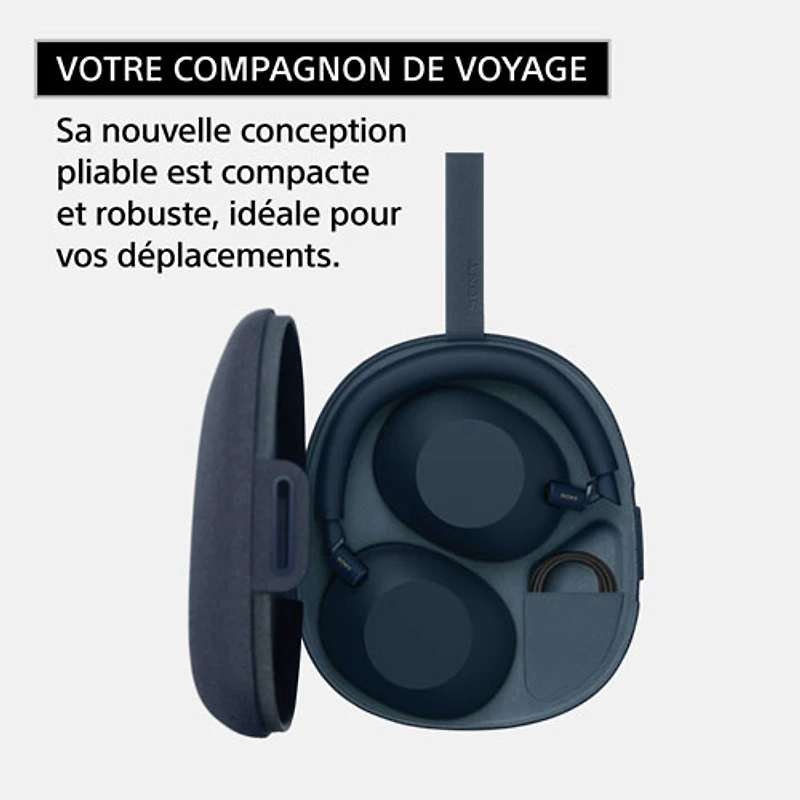 Casque d'écoute Bluetooth à suppression du bruit WH-1000XM6 de Sony - Argenté