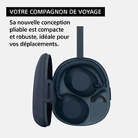 Casque d'écoute Bluetooth à suppression du bruit WH-1000XM6 de Sony - Argenté