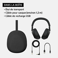 Casque d'écoute Bluetooth à suppression du bruit WH-1000XM6 de Sony - Argenté