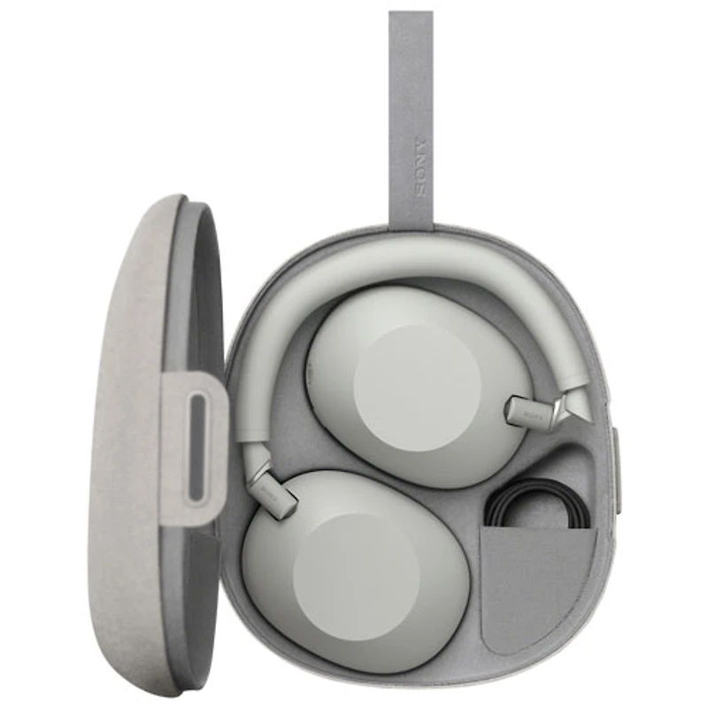 Casque d'écoute Bluetooth à suppression du bruit WH-1000XM6 de Sony - Argenté
