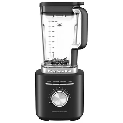 Mélangeur de comptoir 1700 W de 2 L Pure Power de KitchenAid - Noir mat