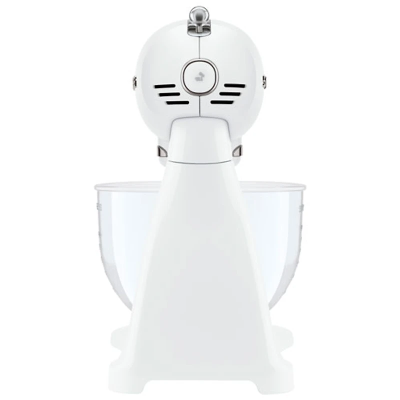 Batteur sur socle à tête inclinable de Smeg - 5 pintes - 800 W - Blanc
