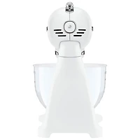 Batteur sur socle à tête inclinable de Smeg - 5 pintes - 800 W - Blanc